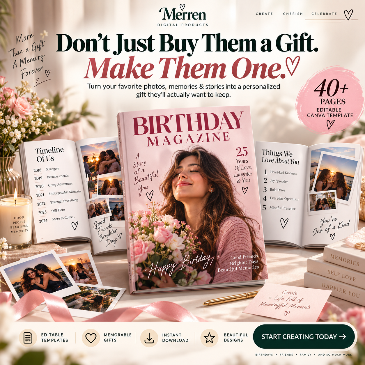Don't Just Buy Them a Gift. Make Them One. — Merrén Birthday Magazine