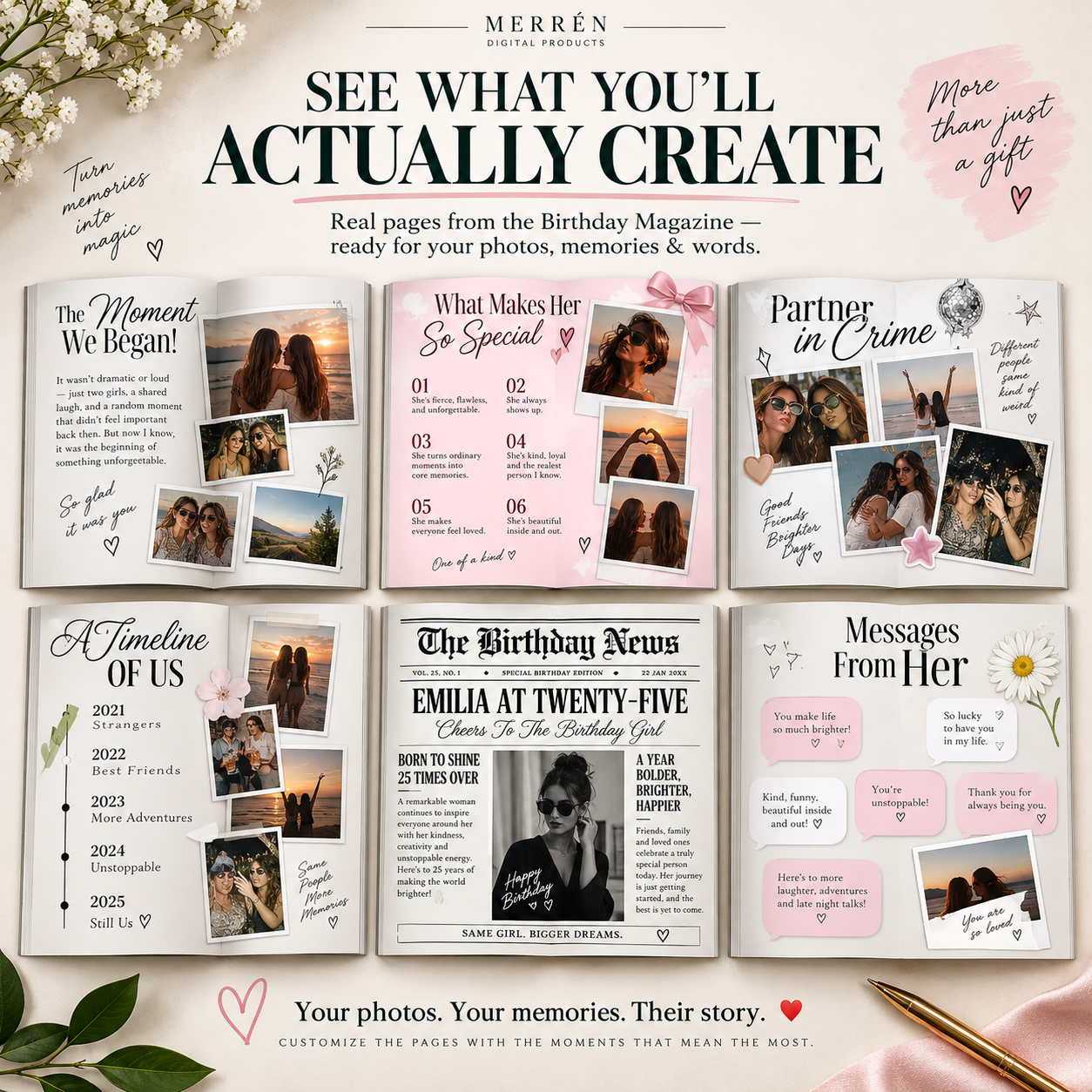 See What You'll Actually Create — 6 Real Inside Spreads