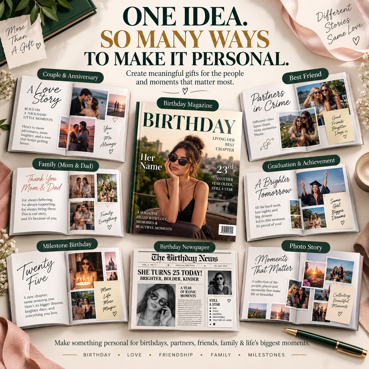 One Idea. So Many Ways to Make It Personal — Multi-Occasion Gift Ideas